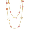 Stripes of Pave Necklace