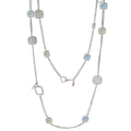 Curvy Swirls Long Necklace