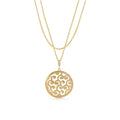 Stamped with Love Swirl Necklace