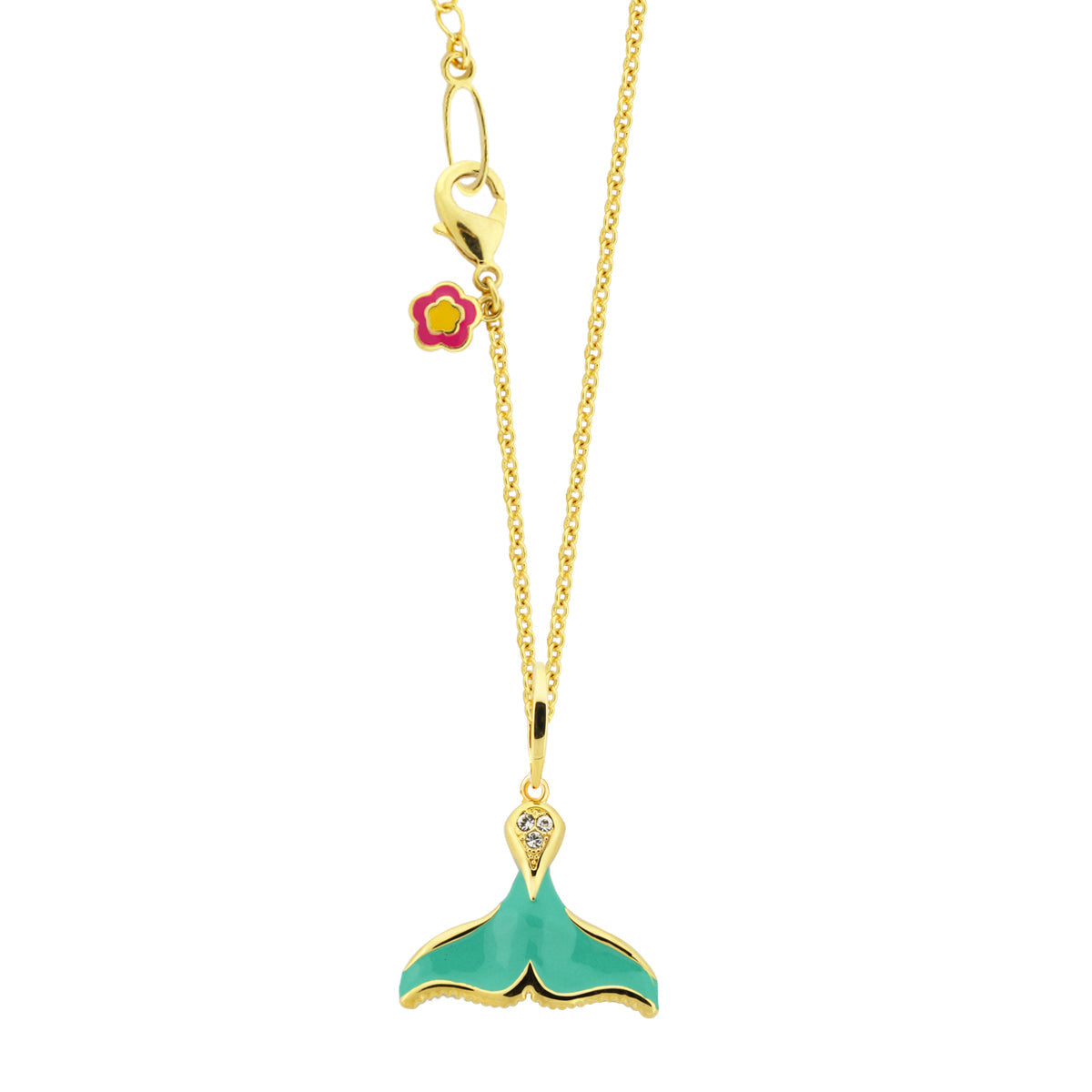 Eau Sea Whale Tail Pendant Necklace