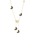 Mariposa Butterfly Onyx Necklace