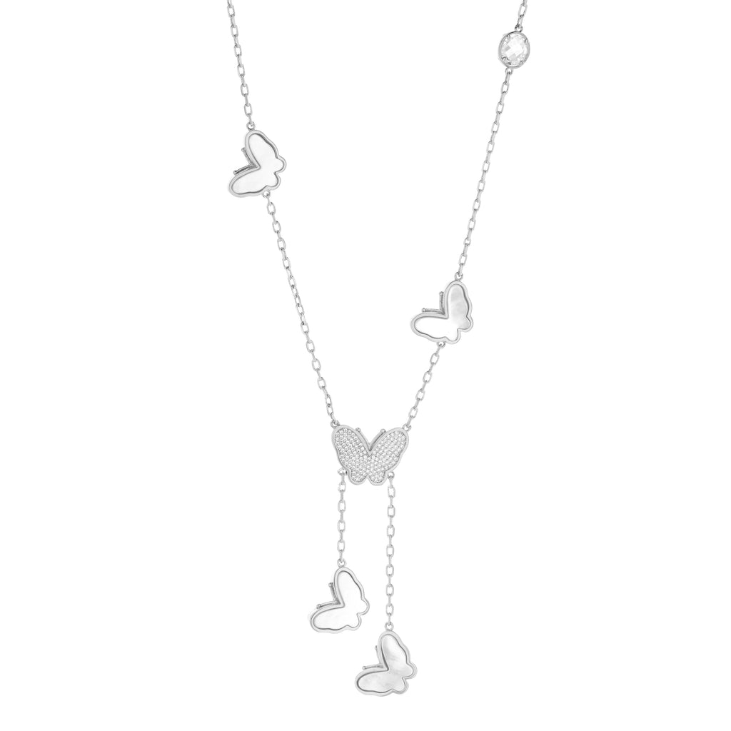 Mariposa Butterfly Onyx Necklace