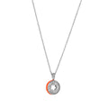 Open Arms Pave Flower Necklace