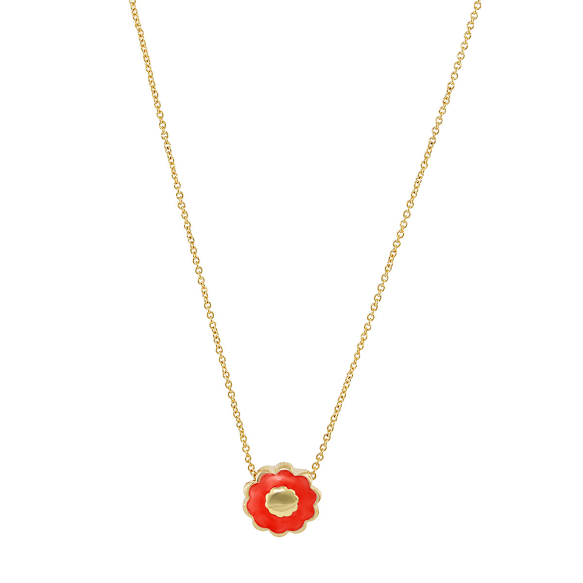 Open Arms Flower Necklace