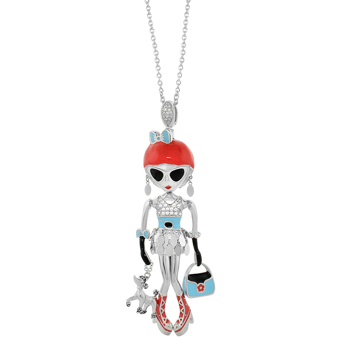 Uptown Girls Pendant Necklace