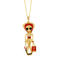Uptown Girls Pendant Necklace