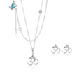 Sydney Leigh Ohm Necklace & Earrings Set