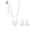 Sydney Leigh Butterfly Necklace & Earrings Set