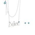 Sydney Leigh Believe Necklace & Earrings Set