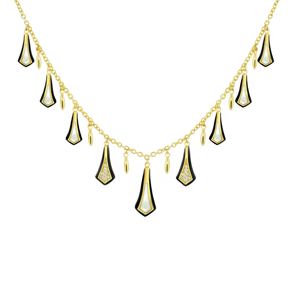 Marilyn Mother of Pearl Necklace