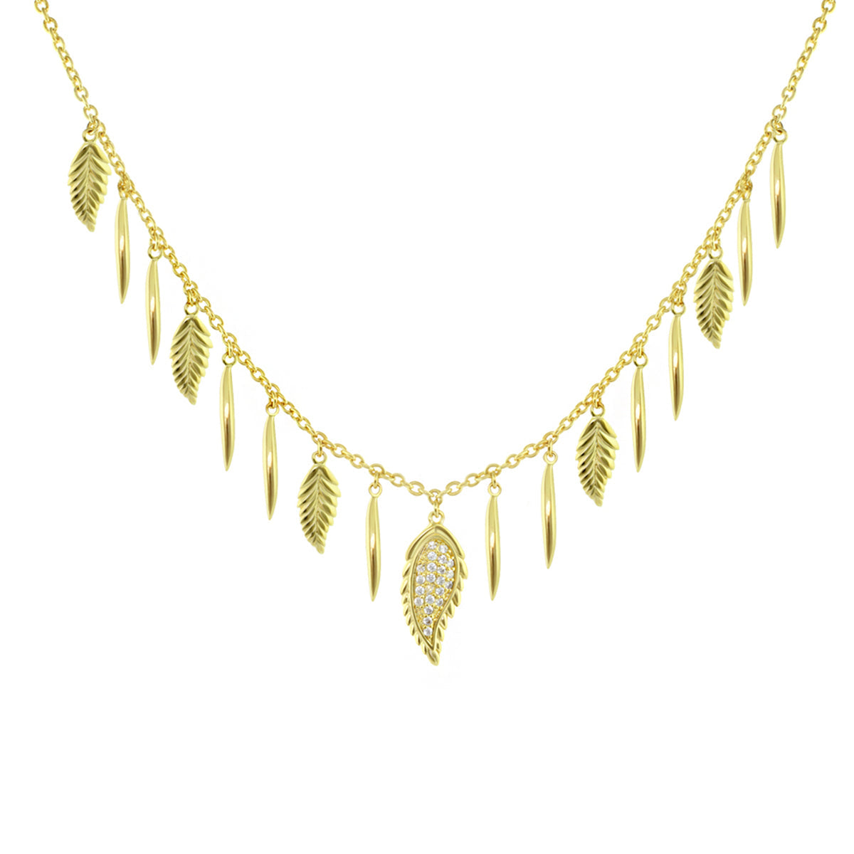 Marilyn Feather Necklace