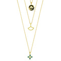 Delicato Triple Chain Necklace