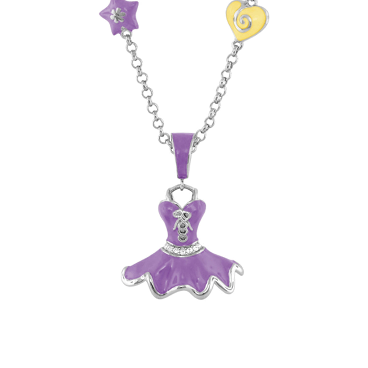 Ballet Dress Pendant Necklace