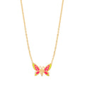 Dream Garden Butterfly Necklace