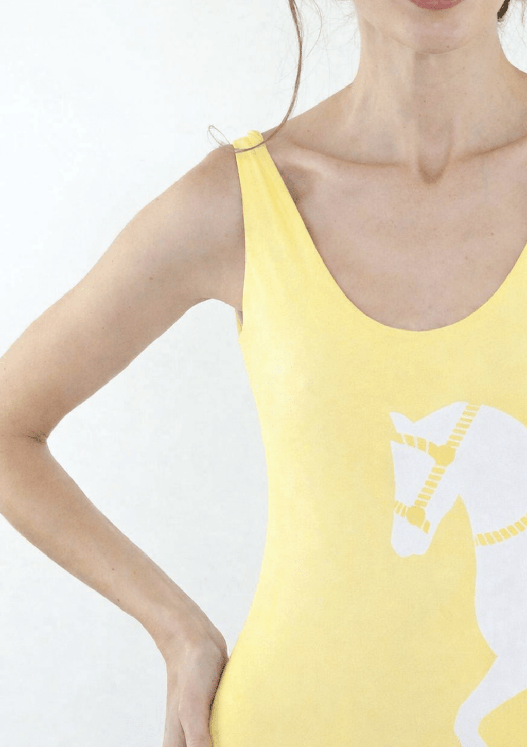 Marina One-Piece Bathing Suit | Horse Edition