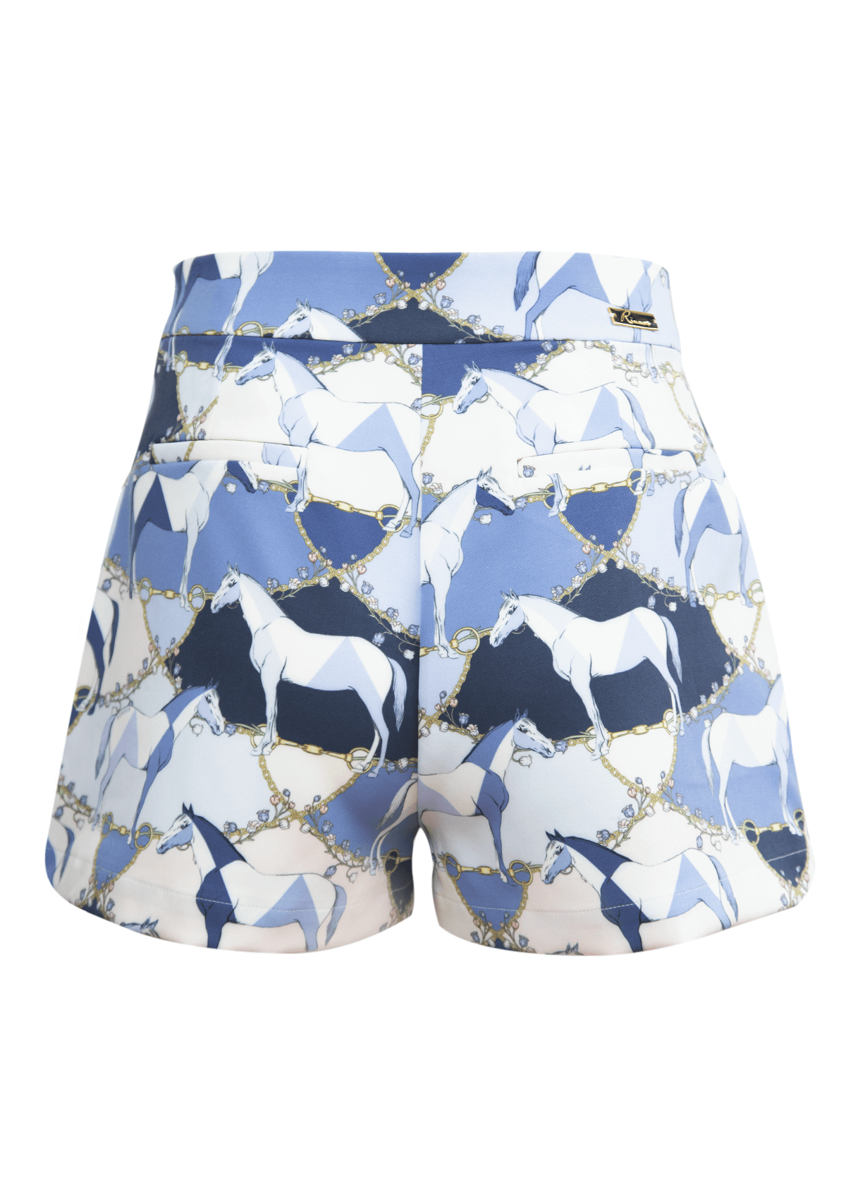 Noah Stretchy Shorts | Geo Horses Print