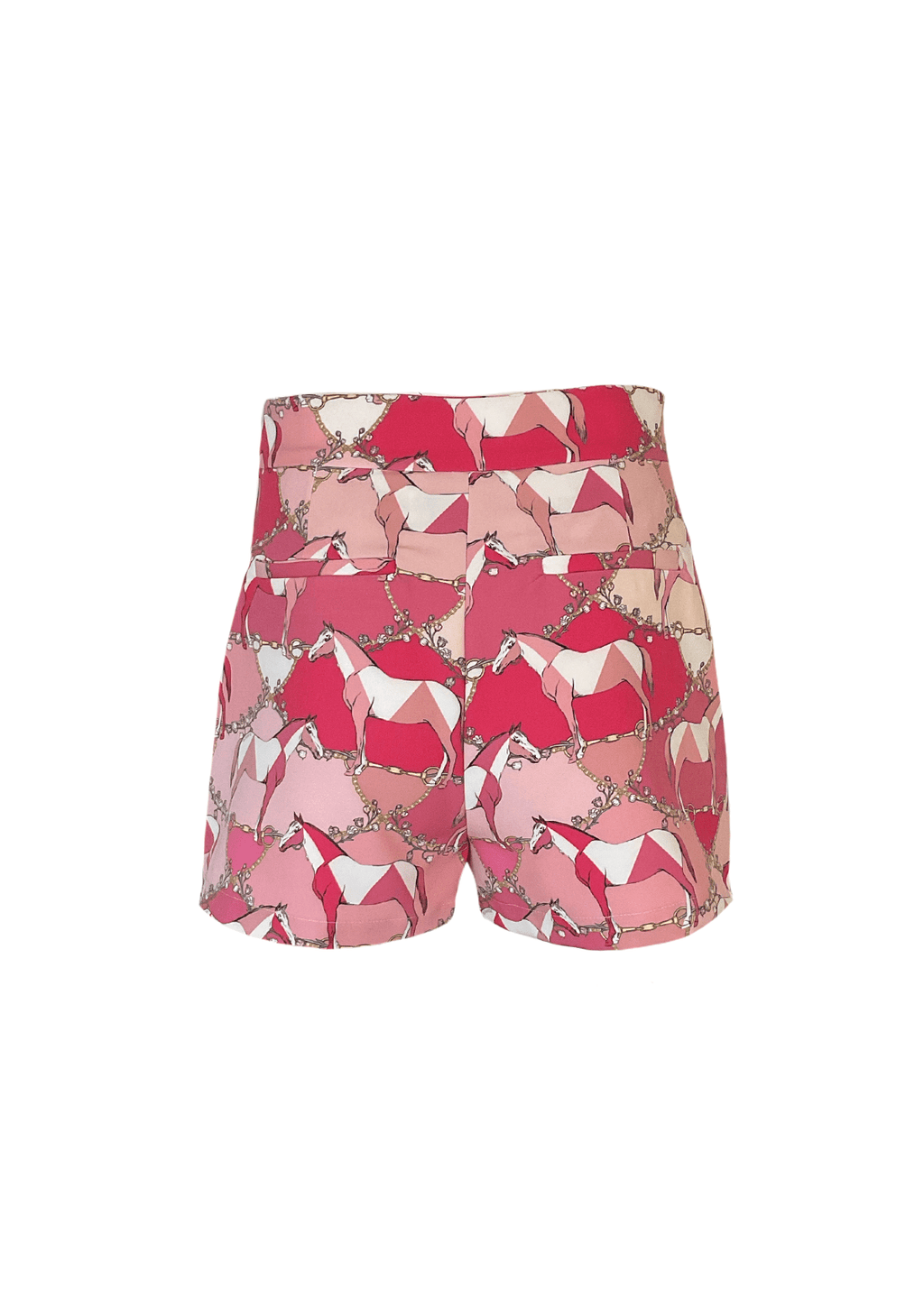 Noah Stretchy Shorts | Geo Horses Print