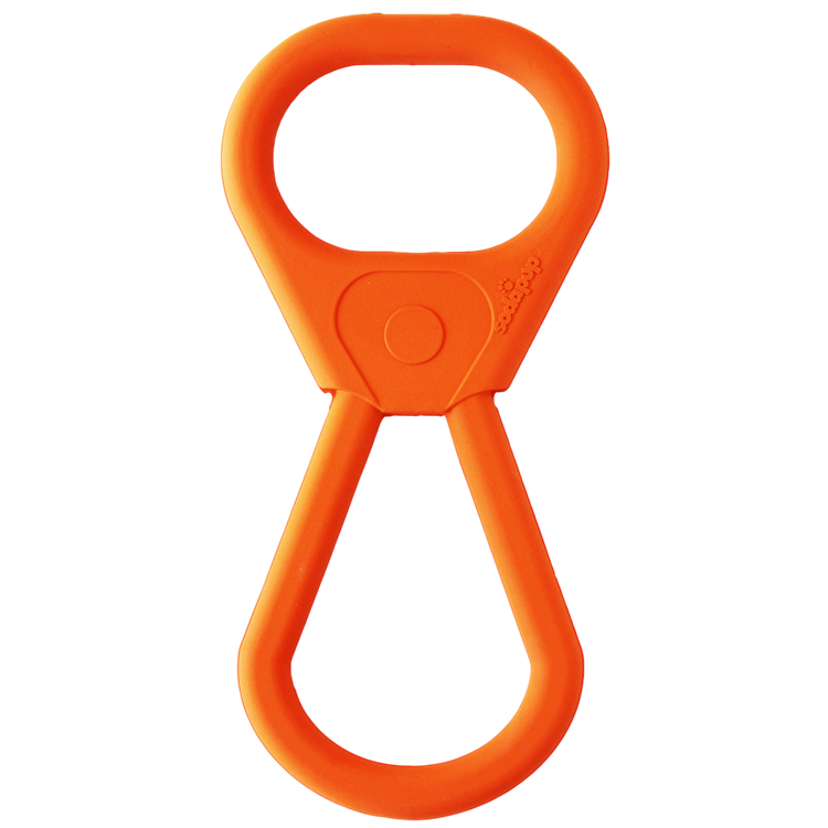 SodaPup Pop Top Rubber Tug Toy for Interactive Play