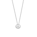 Children's Peace Sign Necklace