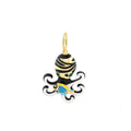 18K Gold Octopus Pendant