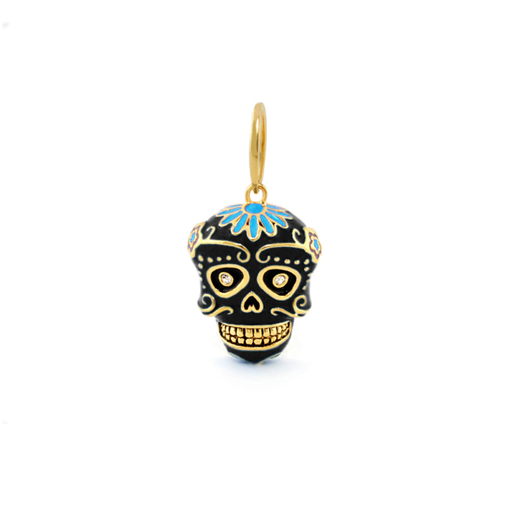 Eau Dia De Los Muertos Skull Pendant