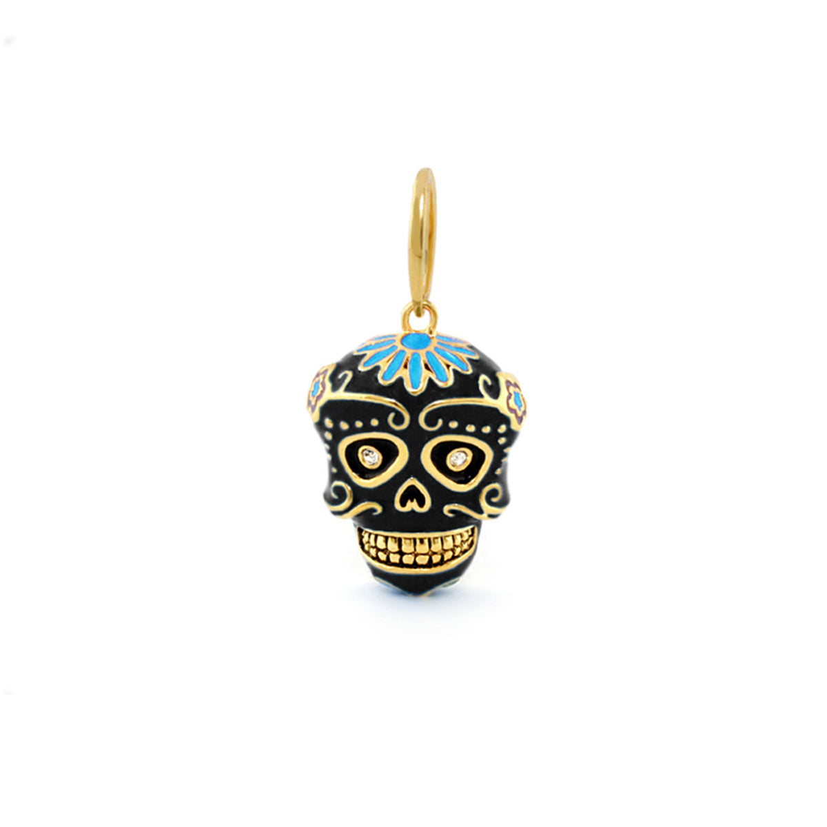 Eau Dia De Los Muertos Skull Pendant