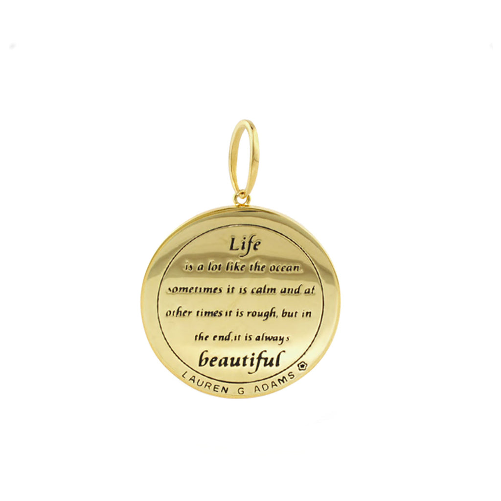 Eau Medallion Pendant