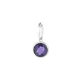 February Birthstone Color Pendant