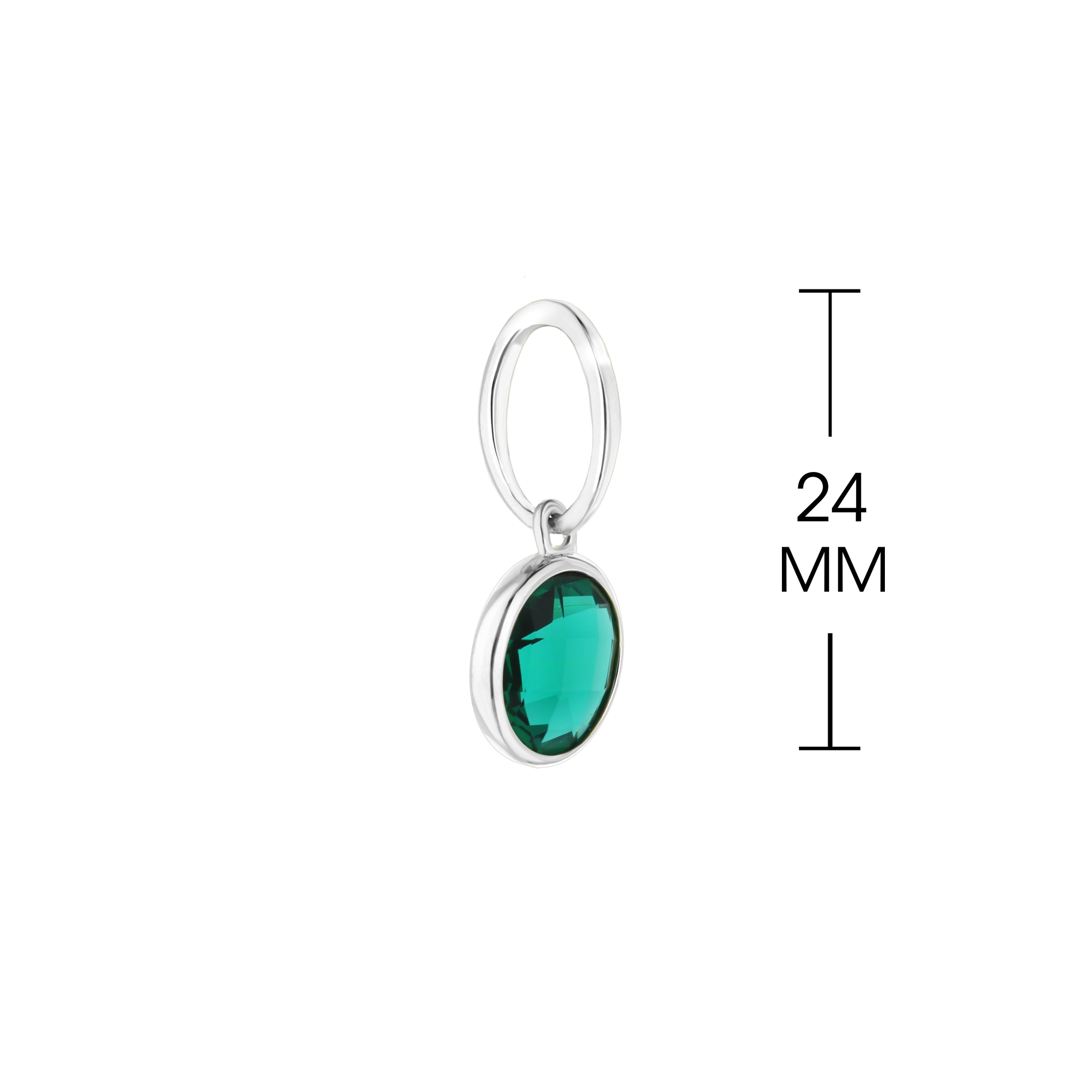 December Birthstone Color Pendant