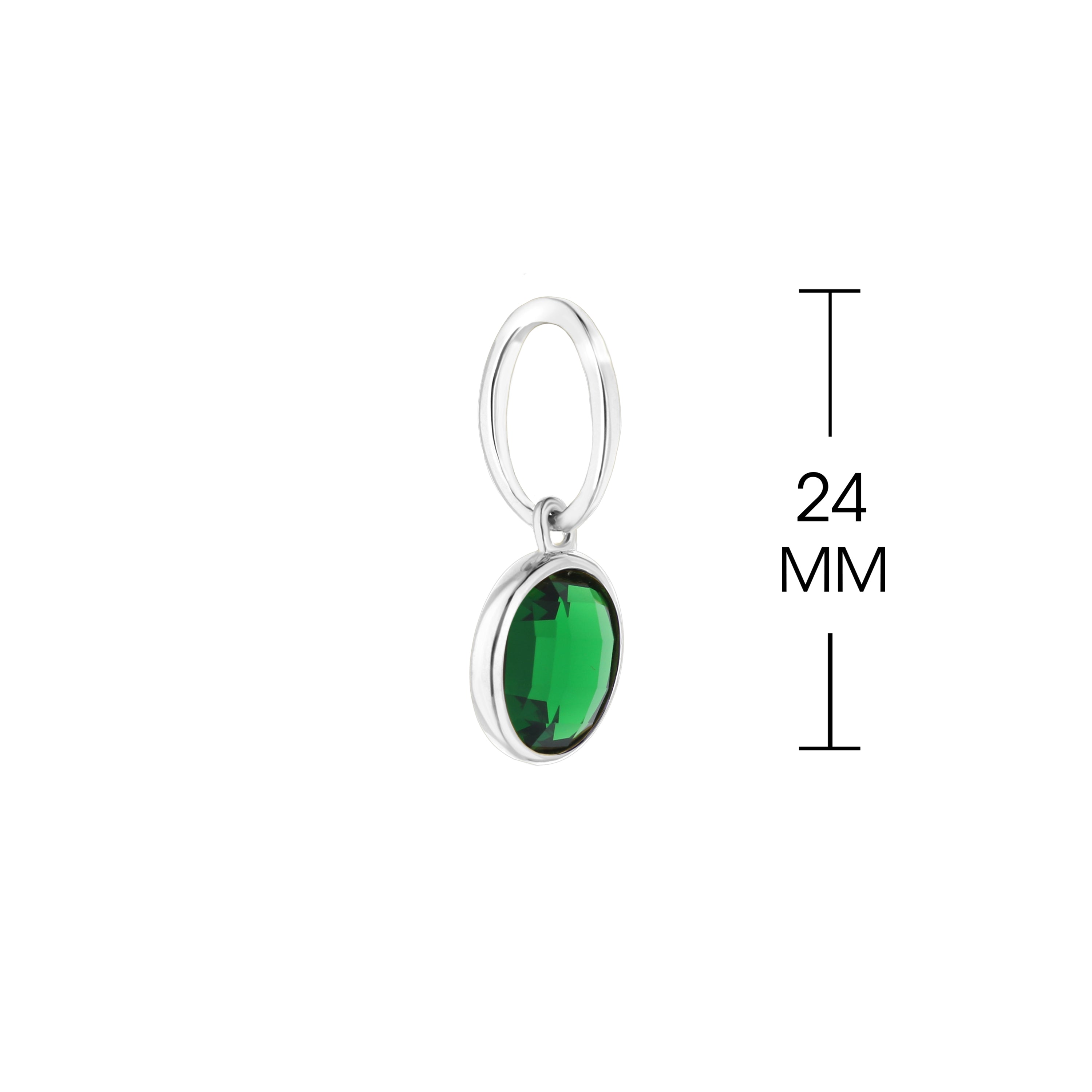 May Birthstone Color Pendant