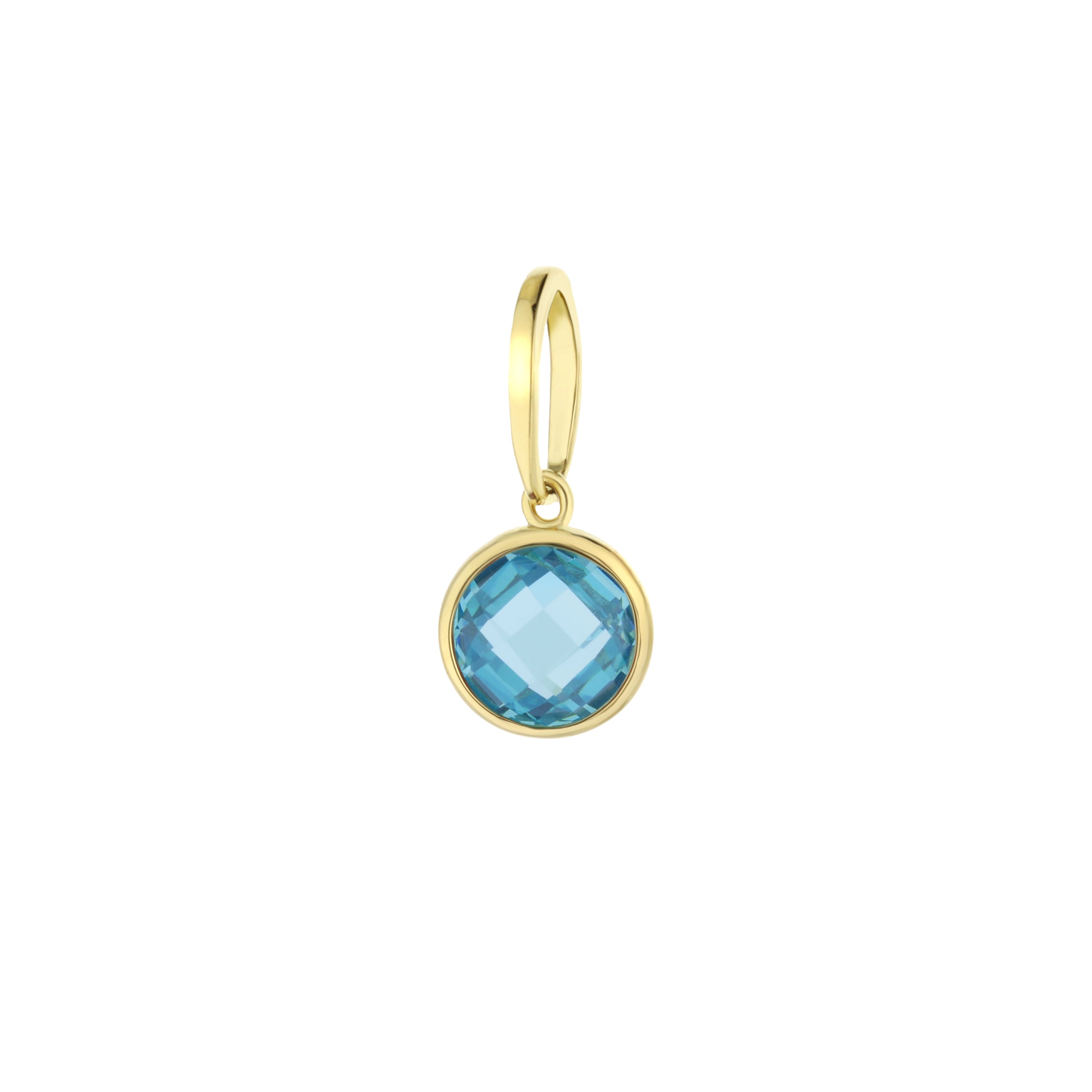 March Birthstone Color Pendant
