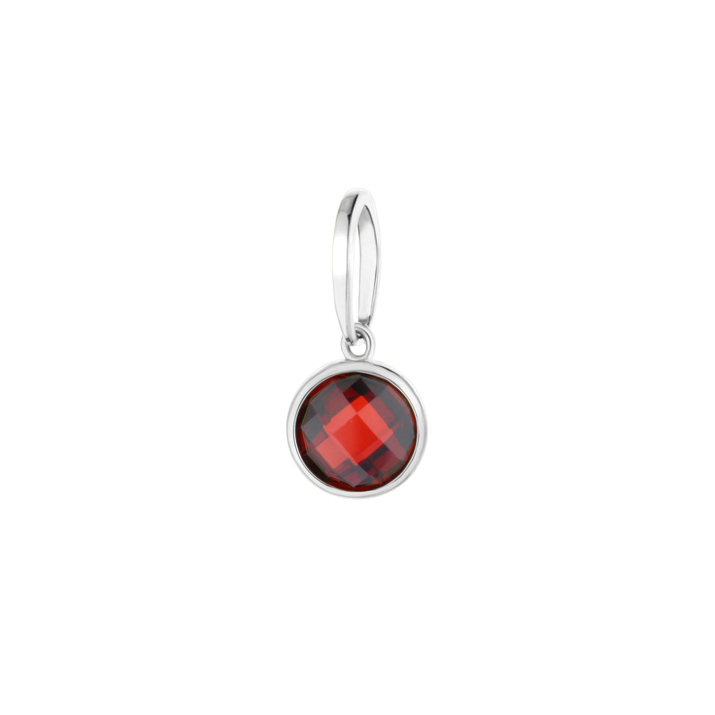 January Birthstone Color Pendant