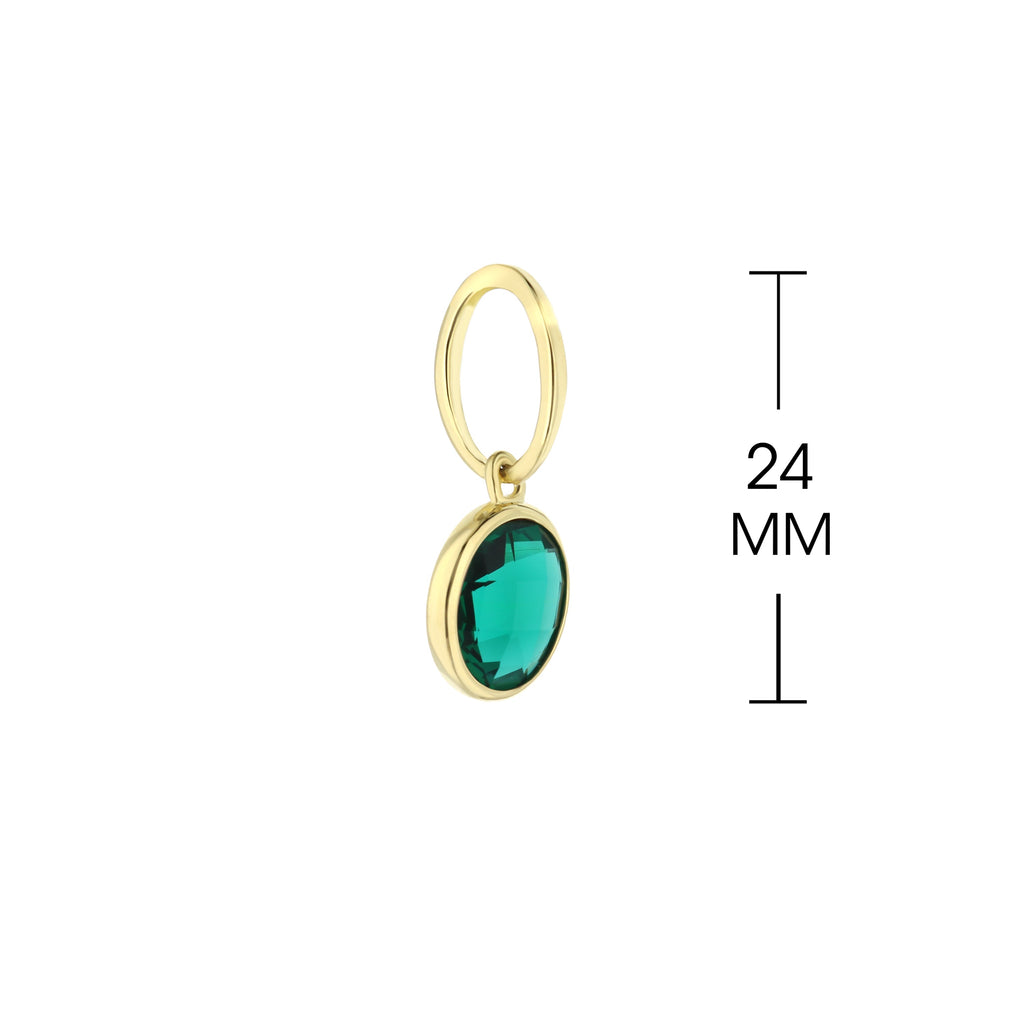December Birthstone Color Pendant