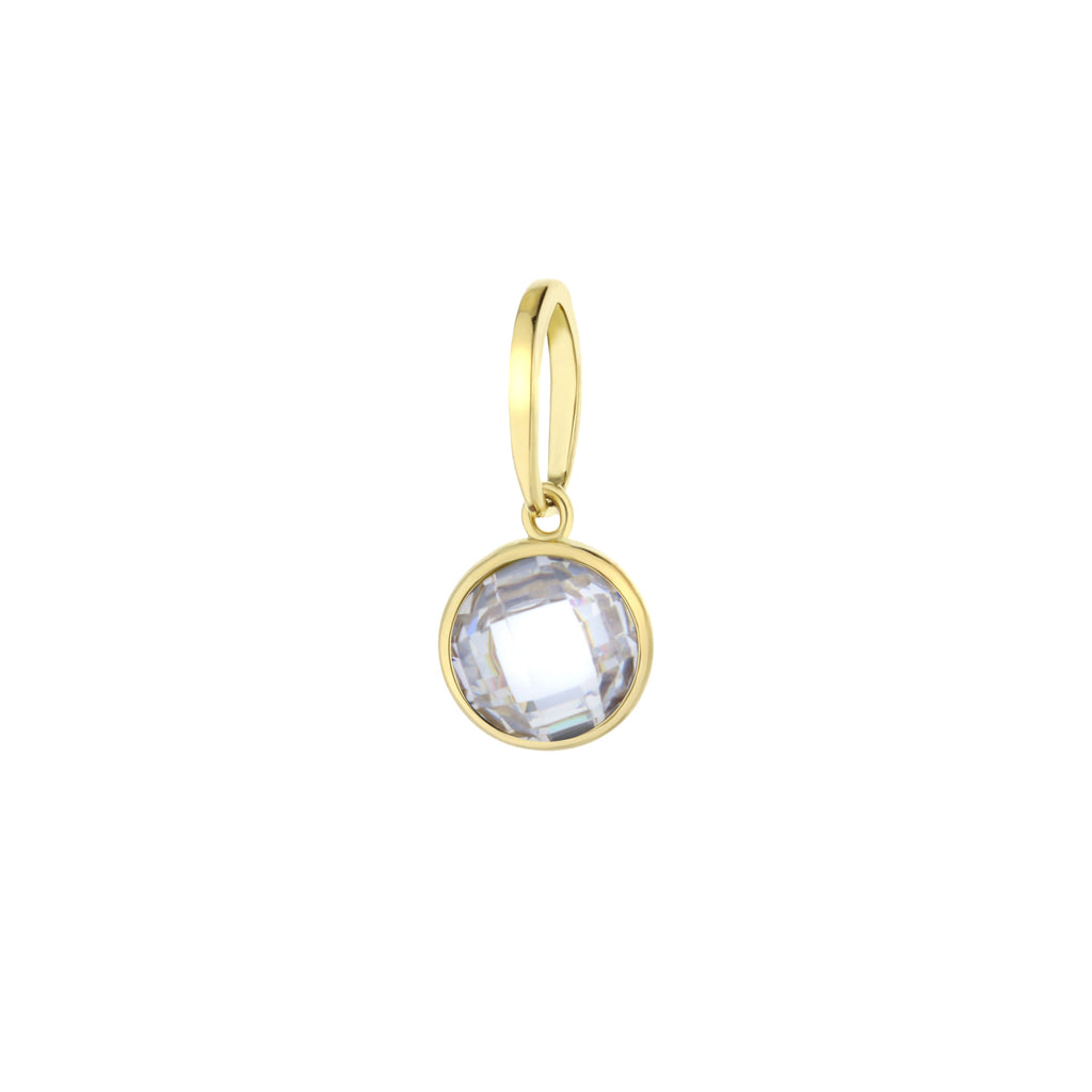 April Birthstone Color Pendant