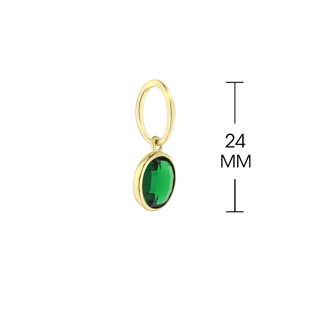 May Birthstone Color Pendant