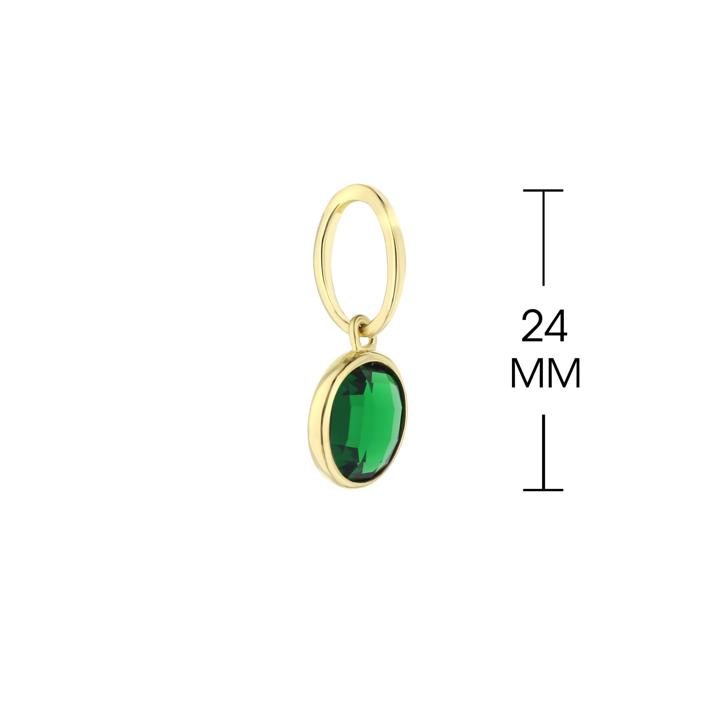 May Birthstone Color Pendant