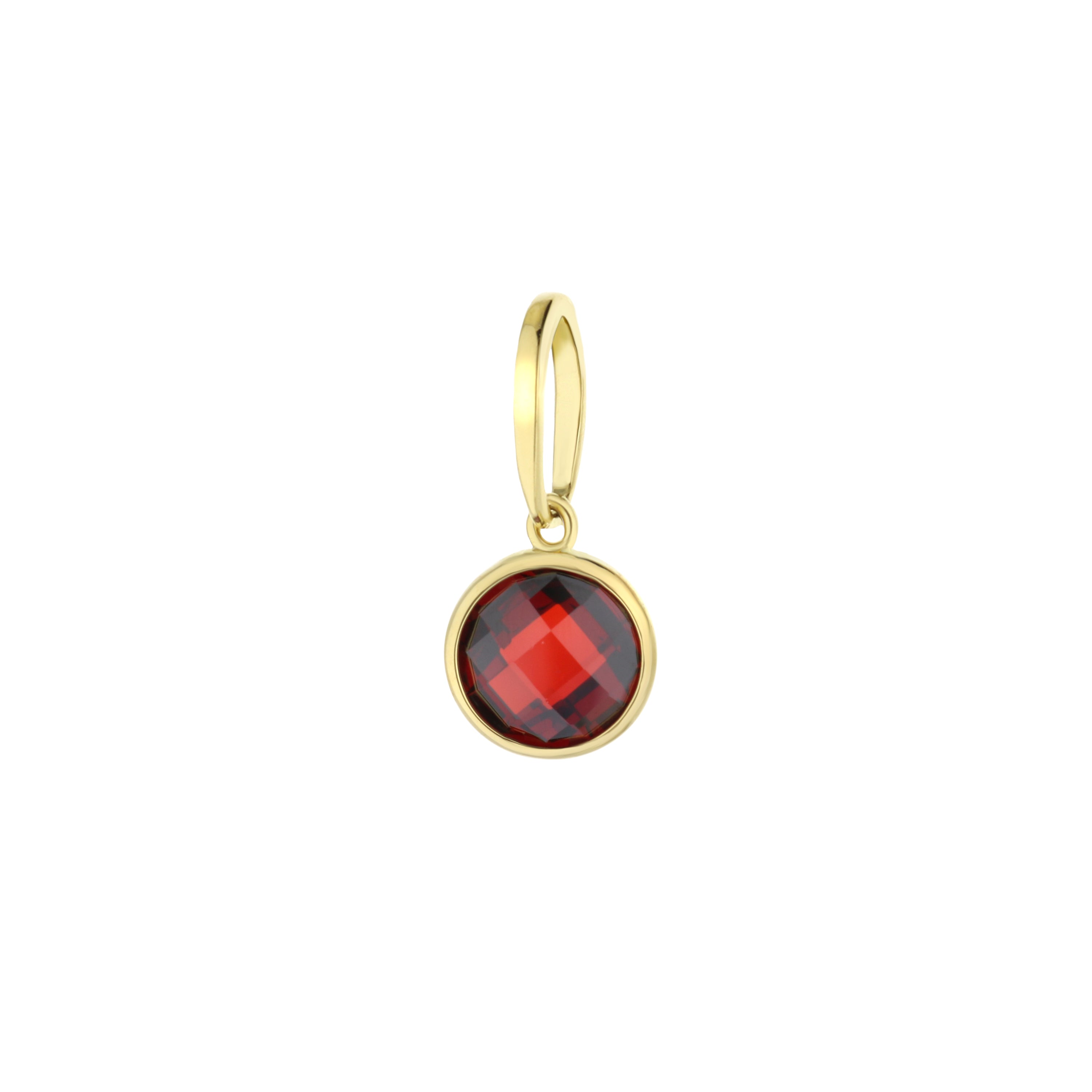 January Birthstone Color Pendant
