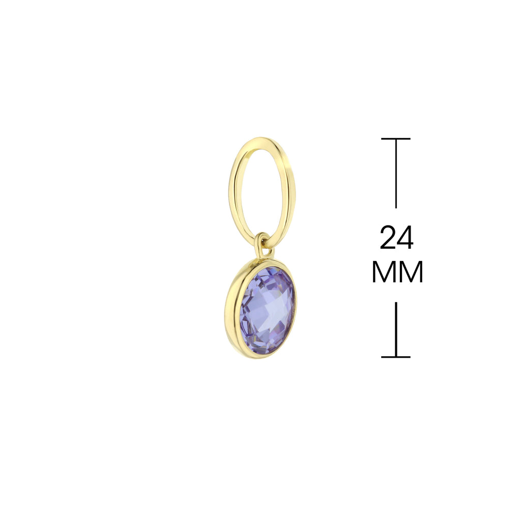 June Birthstone Color Pendant