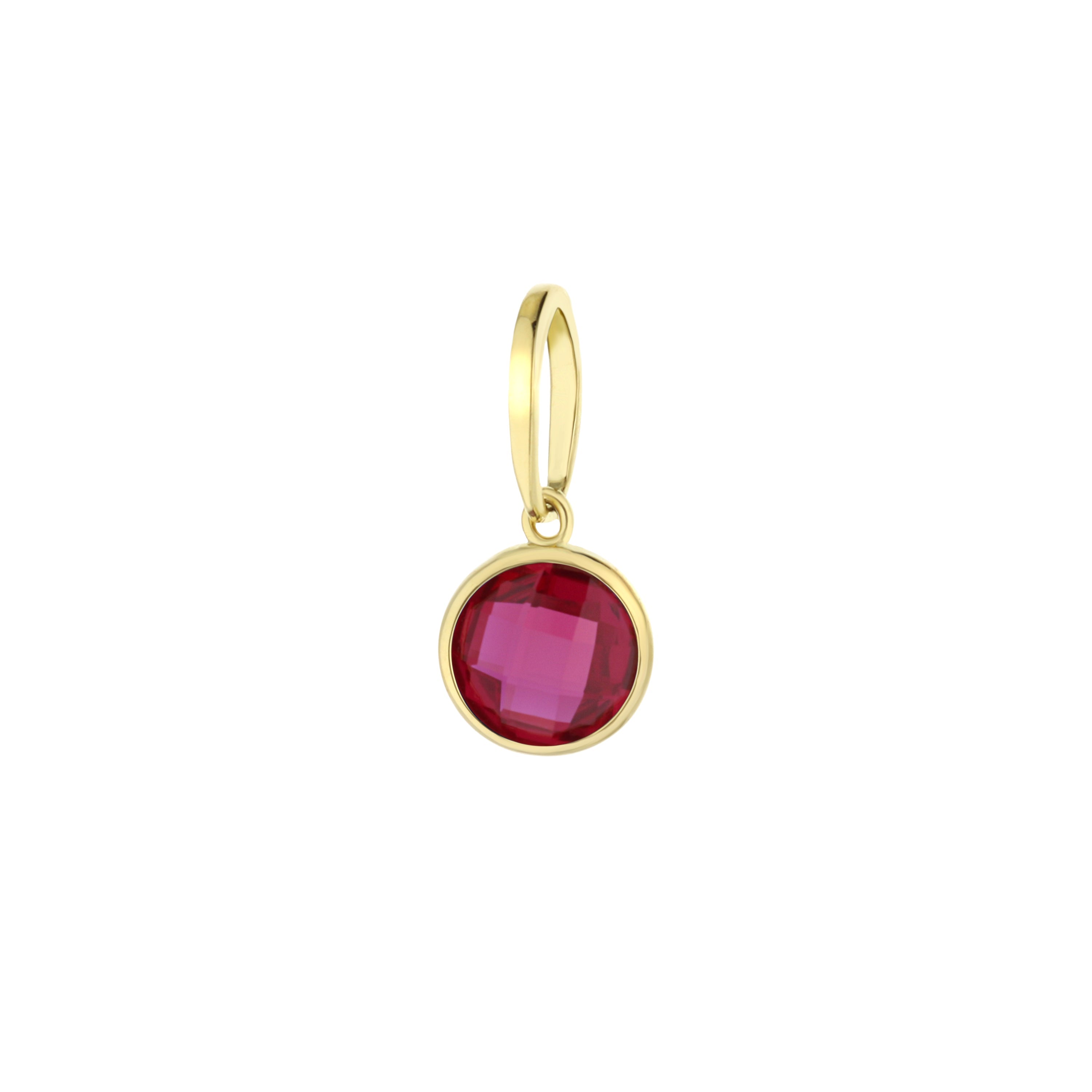 July Birthstone Color Pendant
