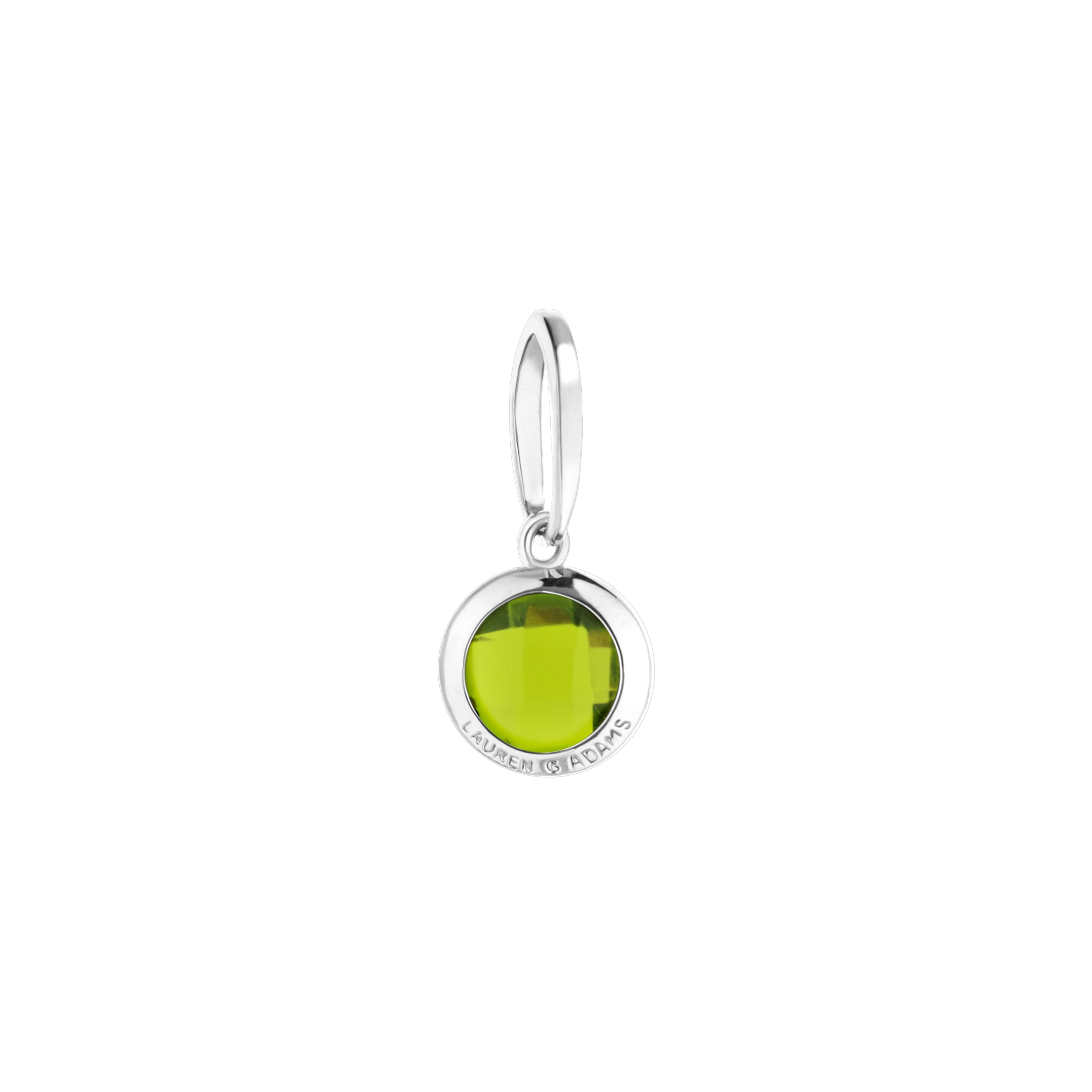 August Birthstone Color Pendant