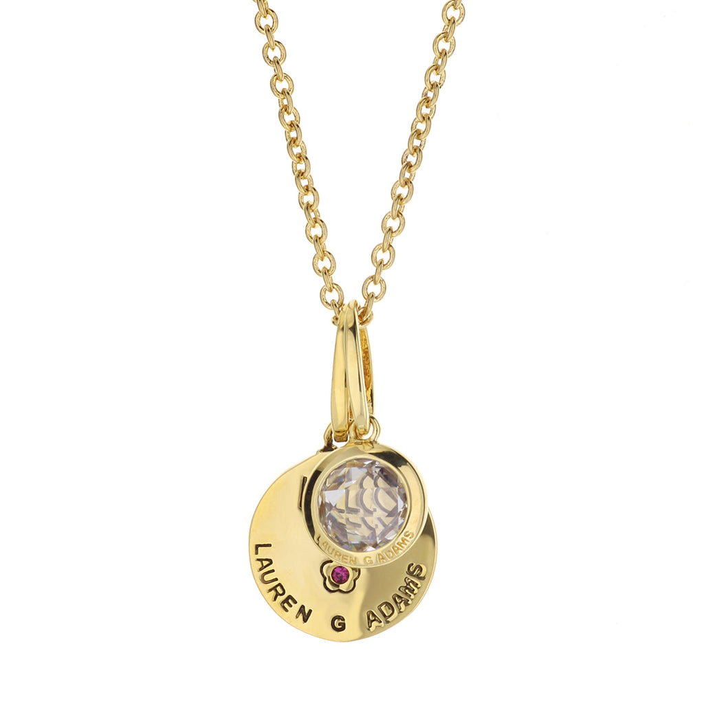 April Birthstone Color Necklace