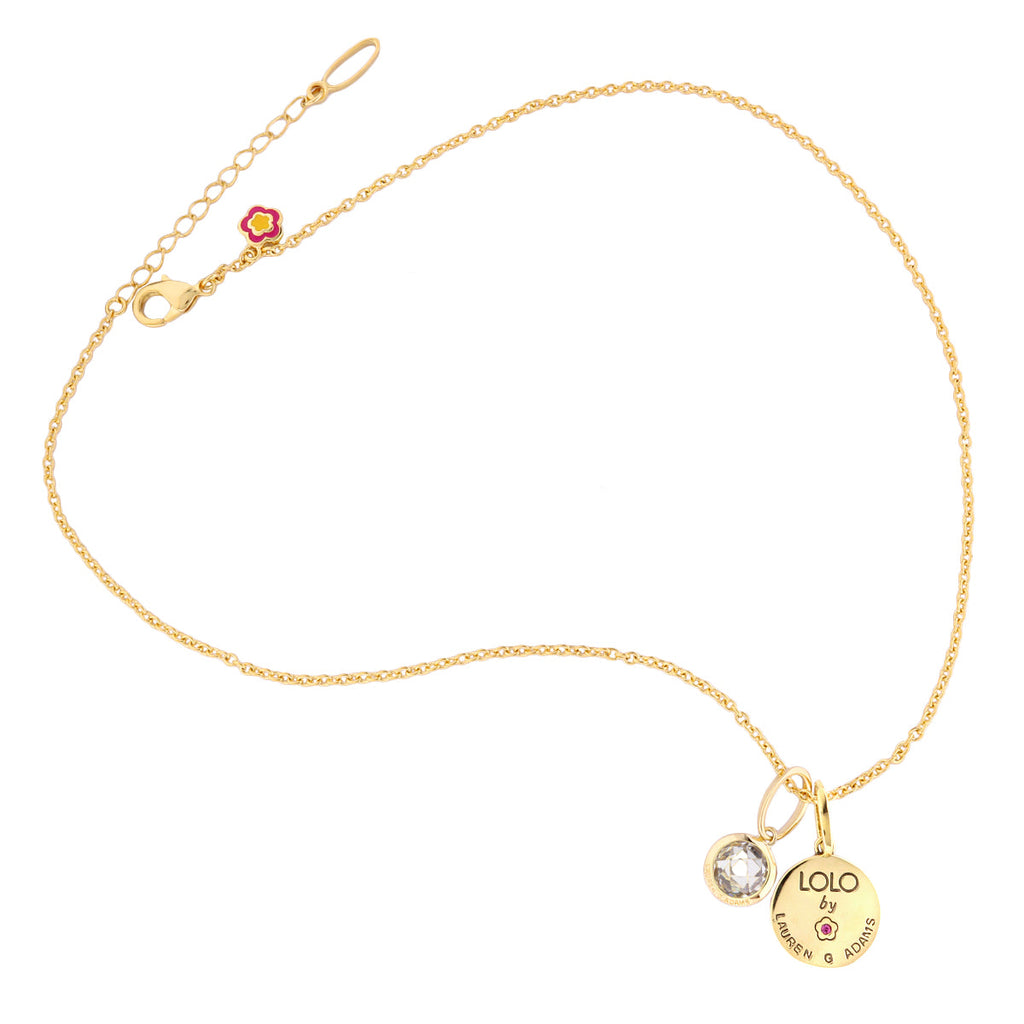 April Birthstone Color Necklace