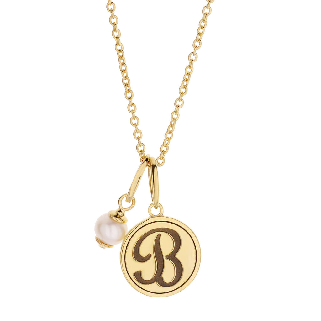 Initial B Necklace