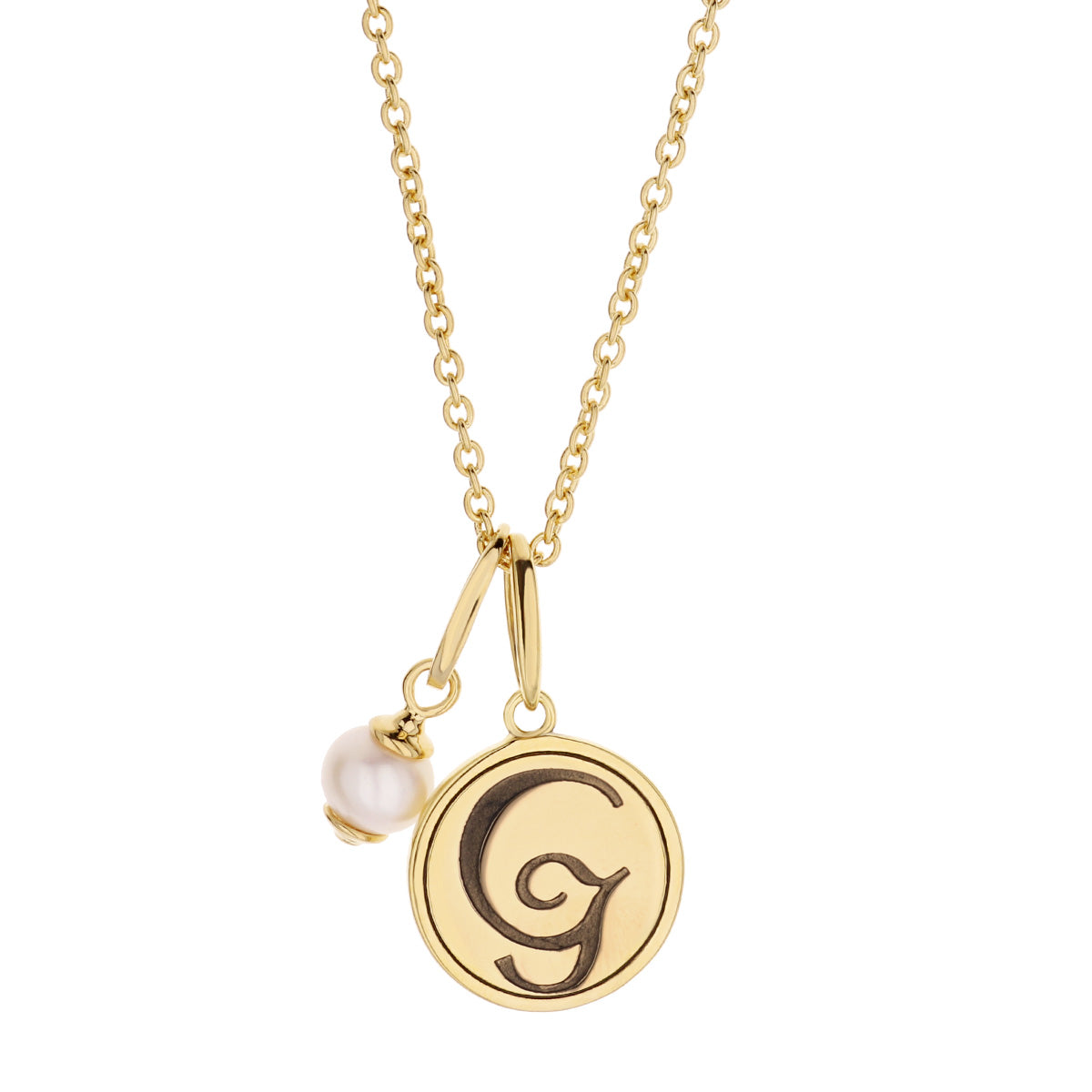 Initial G Necklace