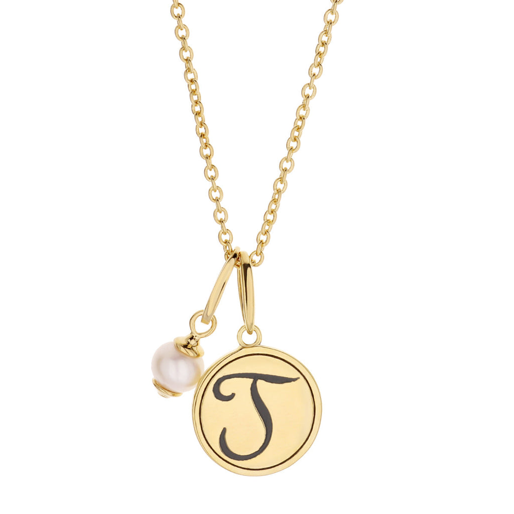 Initial J Necklace