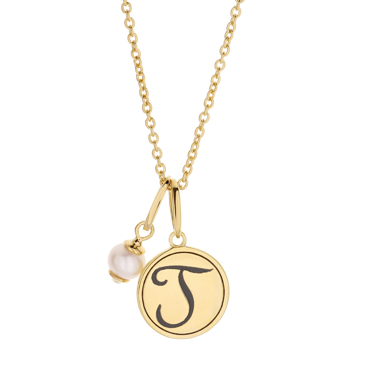 Initial J Necklace