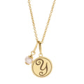 Initial Y Necklace