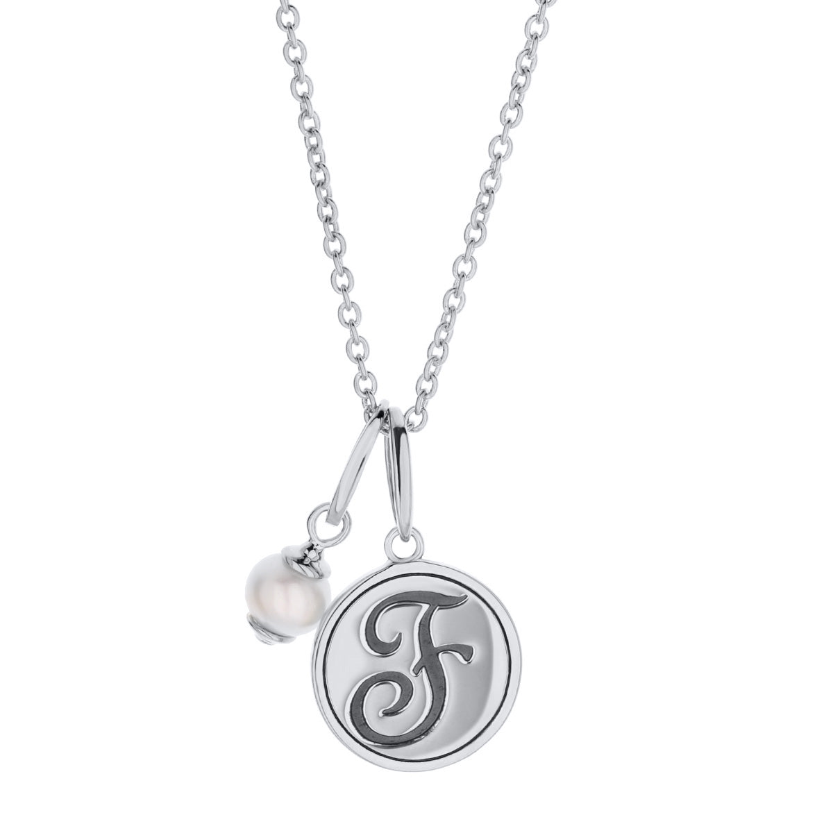 Initial F Necklace