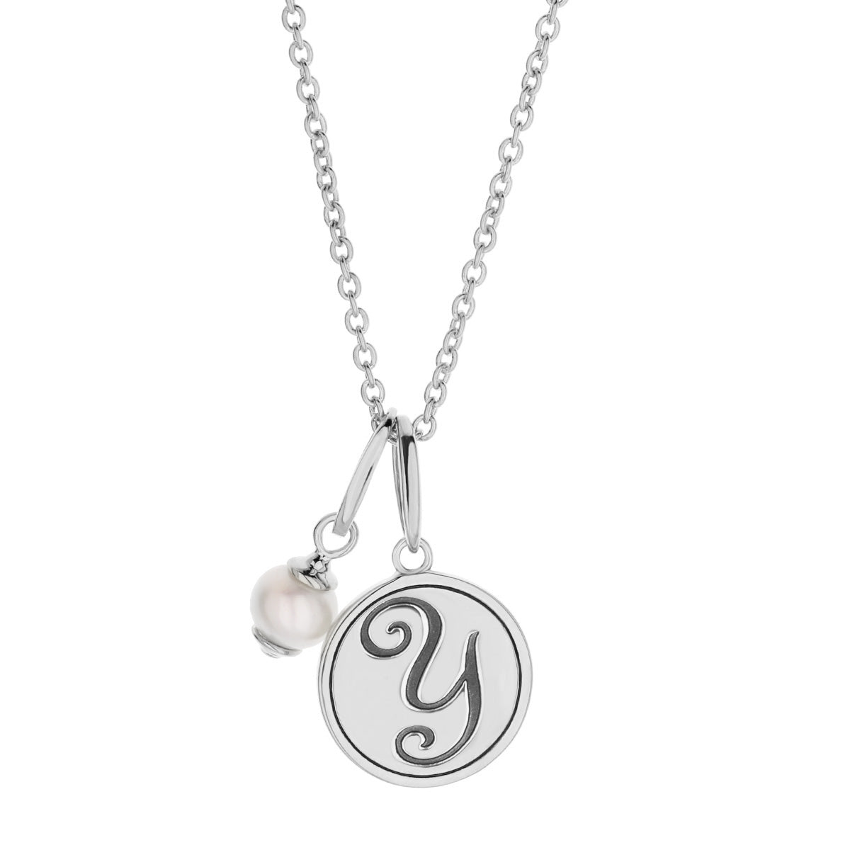 Initial Y Necklace