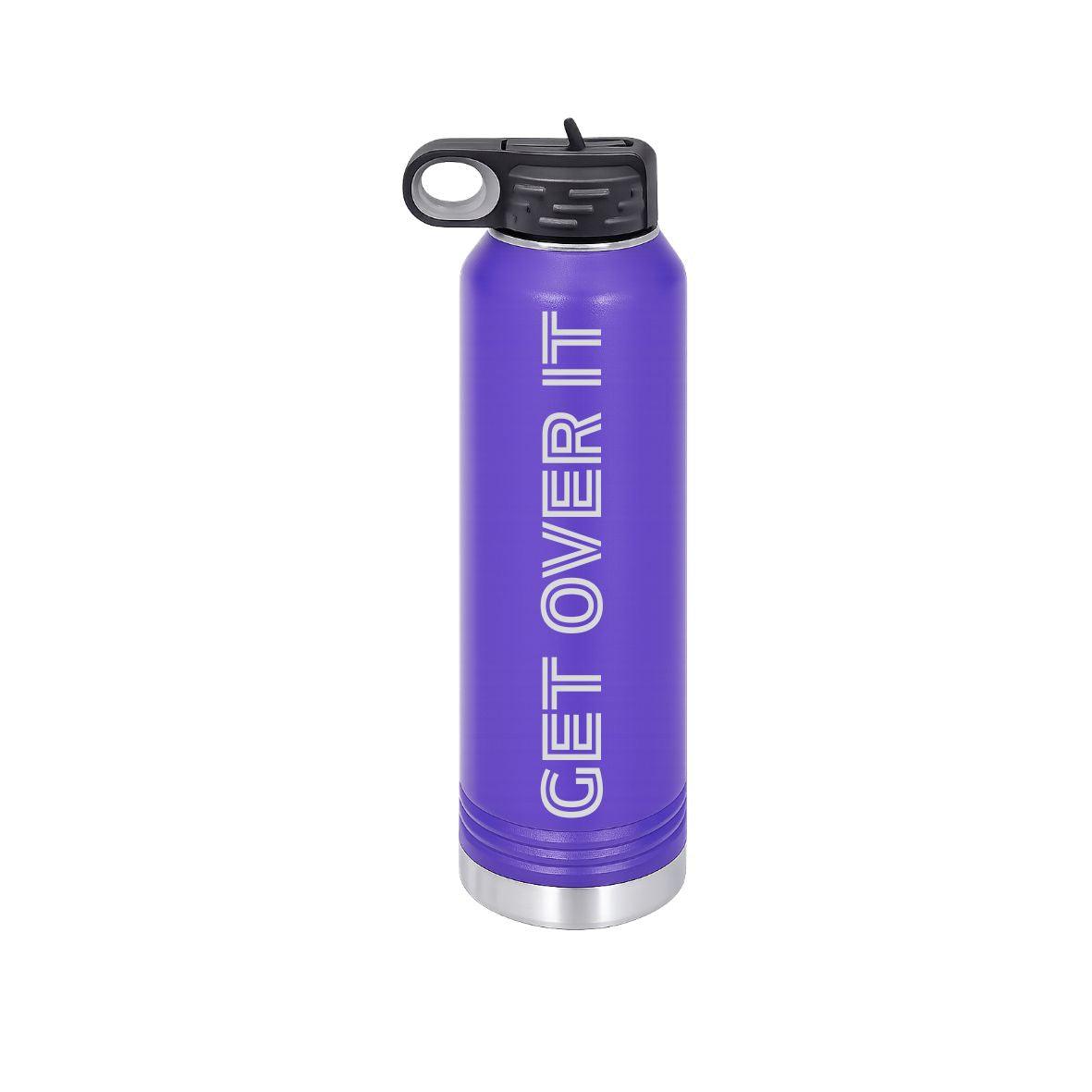 Water Bottles, 32oz. - Engraved - Get Over It